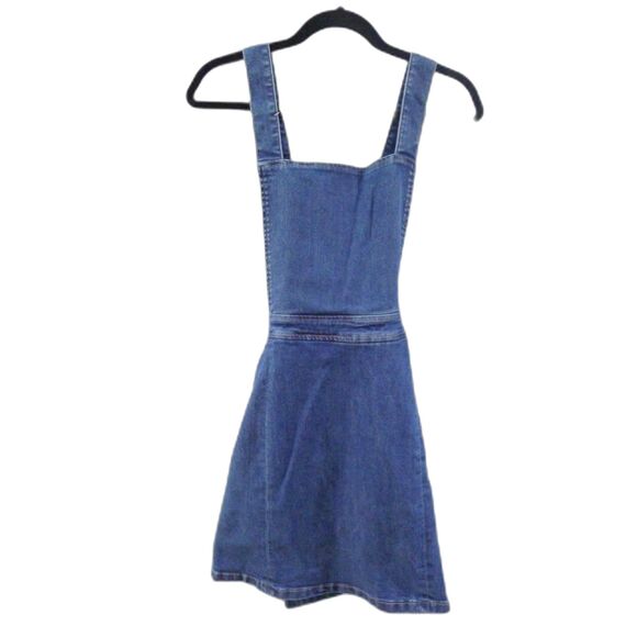 Modcloth Denim Kinetic Charms Apron Dress - M - Picture 4 of 10
